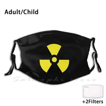 Nuke | Angustiado Nuclear Símbolo Adulto Niños De Filtro De Polvo De Bricolaje Máscara Nuclear Máscaras Nuclear Símbolo De Máscaras Bomba Máscara Nuclear